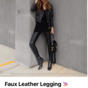 Commando - 7/8 Faux Leather Legging